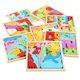 Puzzle Building Blocks Children's Educational Toys Wooden Three-dimensional Creative Theme Kindergarten Boys and Girls Early Education Toys