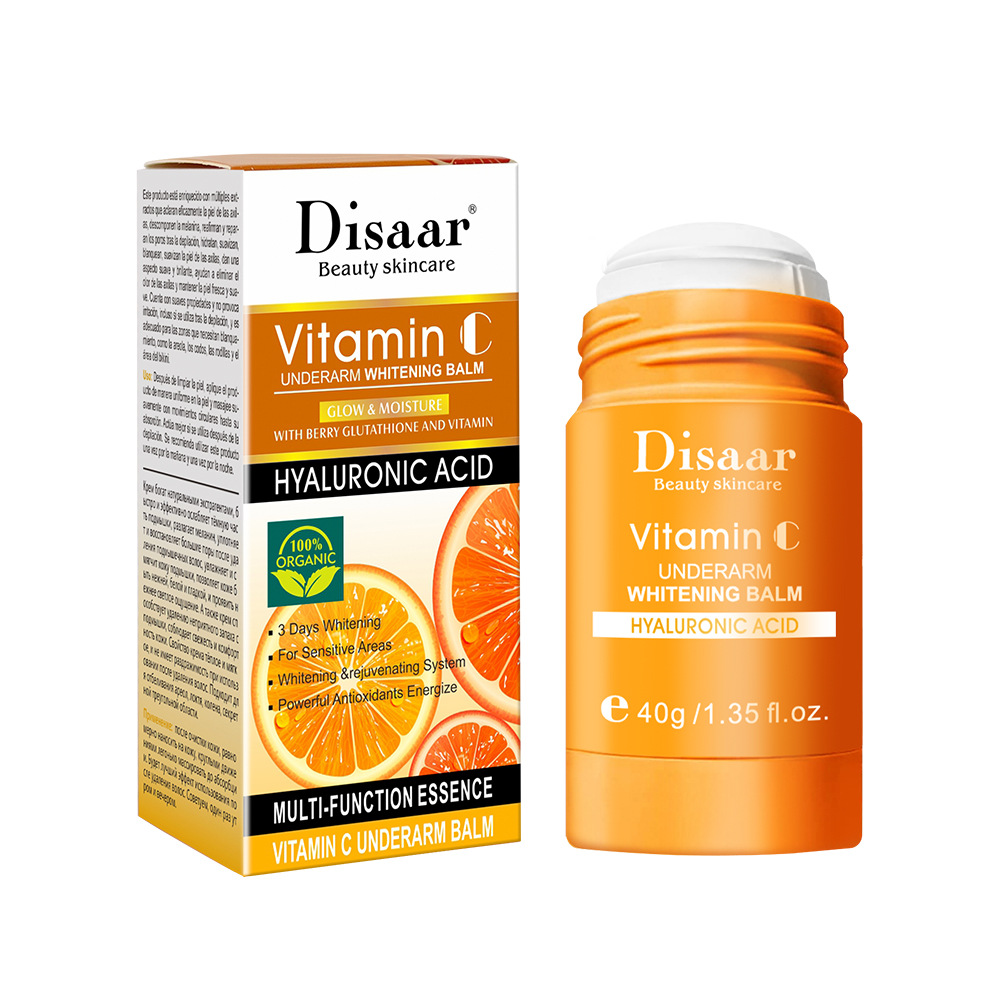 Cross-border vitamin C fragrance stick brightens areola underarm dry and non-greasy deodorant stick wholesale whitening cream