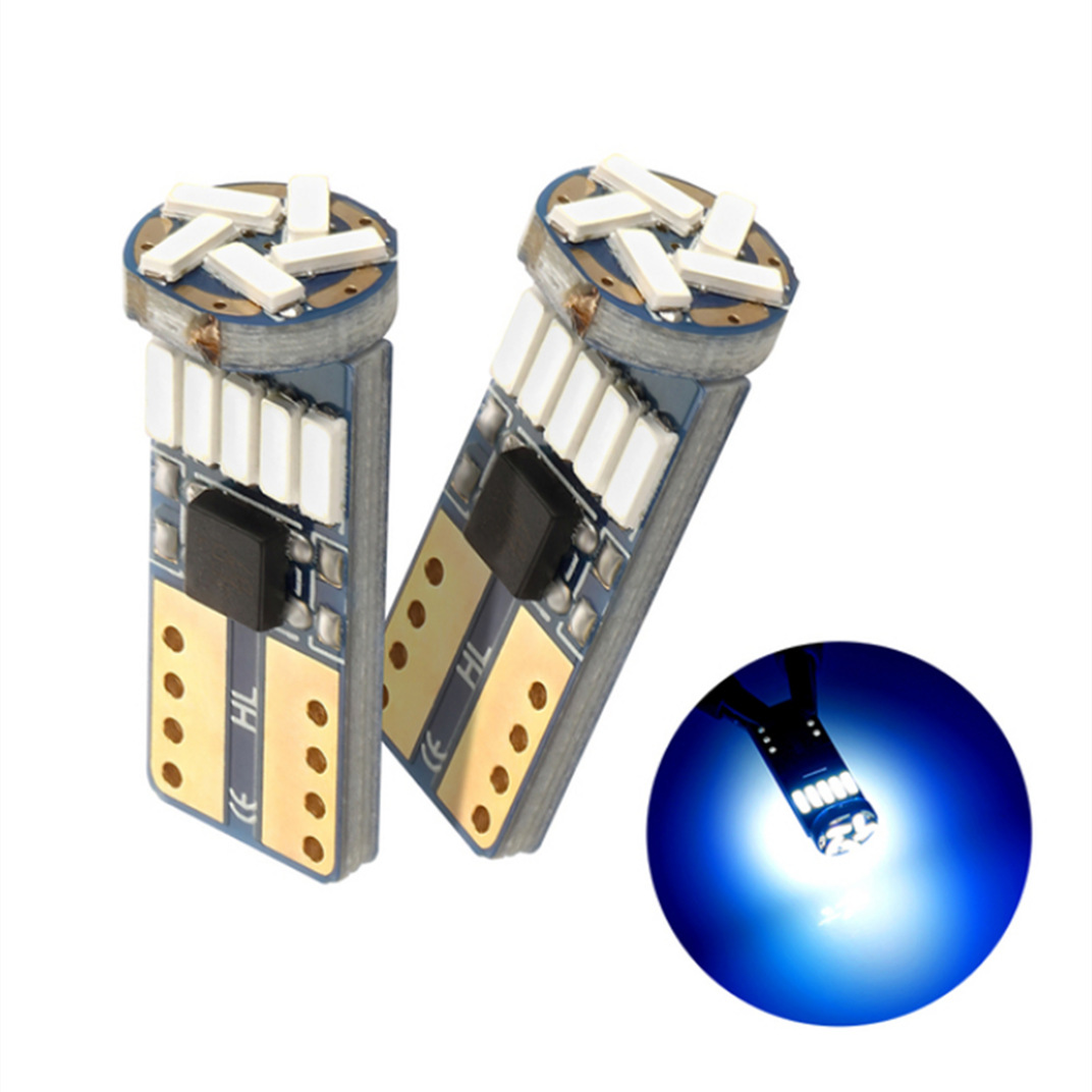 Car led width indicator light infinite decoding t10 4014 15smd corridor light reading light license plate light tail box light