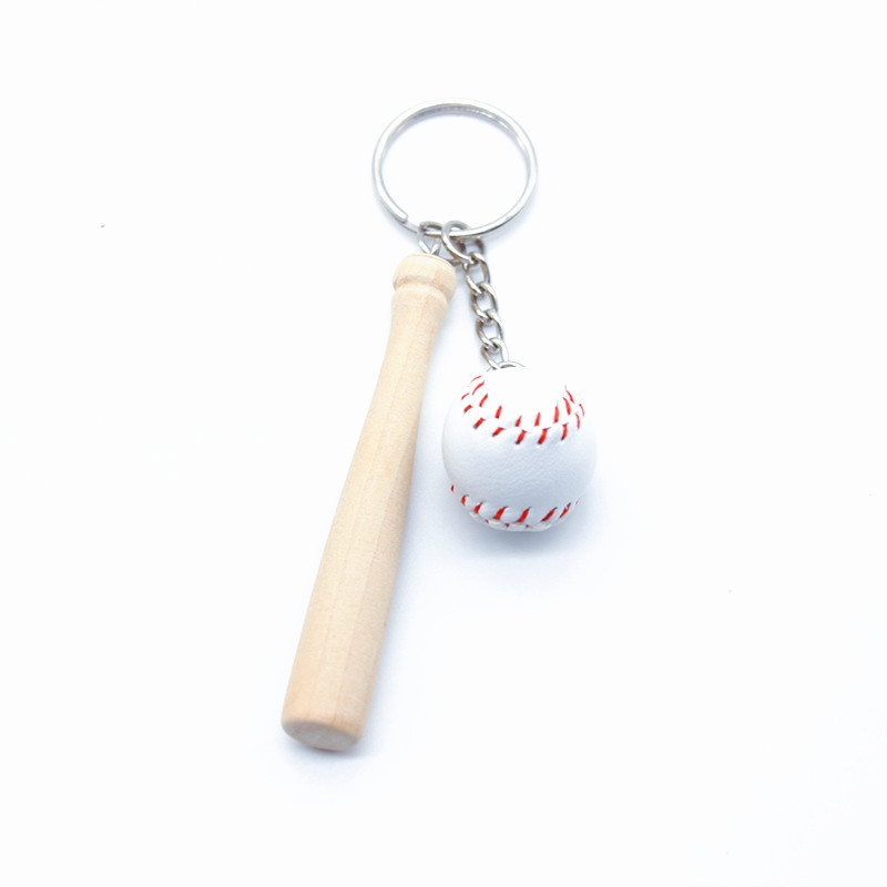 Baseball Bat Keychain Sports Commemorative Gift Mini Baseball Softball Keychain Craft Bag Pendant Pendant Factory
