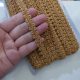 12mm gold and silver eight centipede with lace herringbone double color lace keel lace clothing accessories