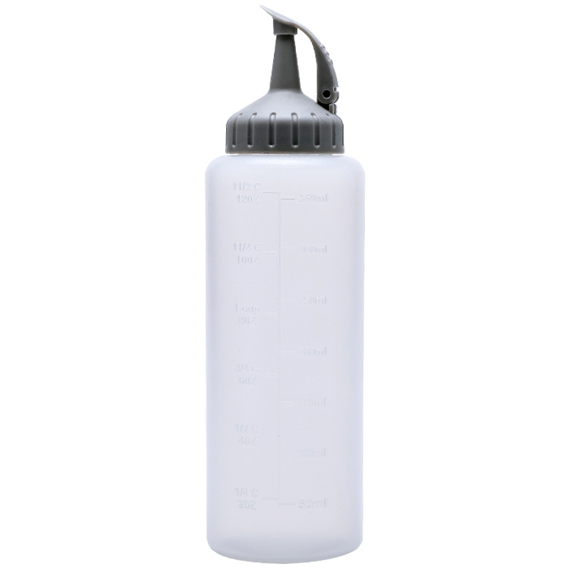 Squeezing Sauce Bottle with Flower Tip Squeezing Pot Ketchup Jam Salad Sauce Oyster Sauce Squeezing Pot Household Squeezing Pot Oil Pot Sauce Bottle
