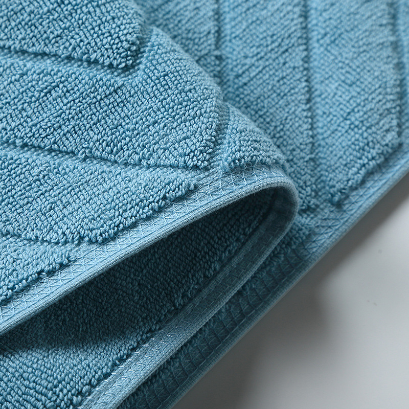 Hotel floor towel thickened cotton bathroom non-slip floor mat bathroom absorbent towel floor mat machine washable household floor towel