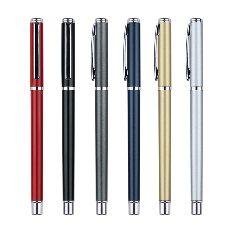 Metal gel pen signature pen lettering business customers send gift pen advertising pen customized printing logo pen