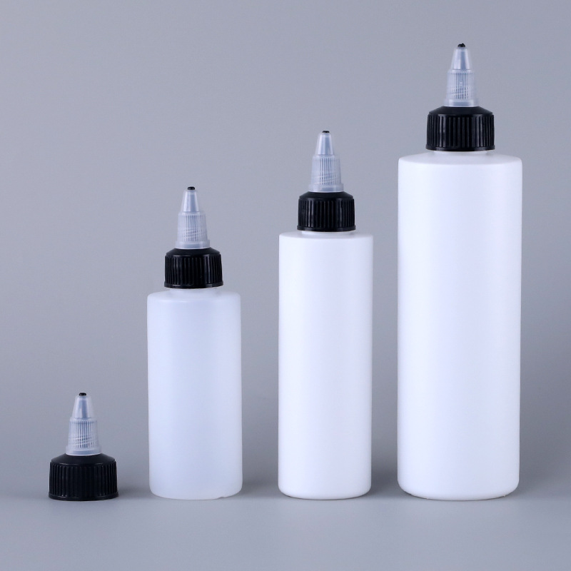 Pet Ear Drops 60ml Squeezable Ketchup Pointed Nozzle Bottle Gel Lid Salad Sauce Plastic Bottle Pigment Dispenser Bottle