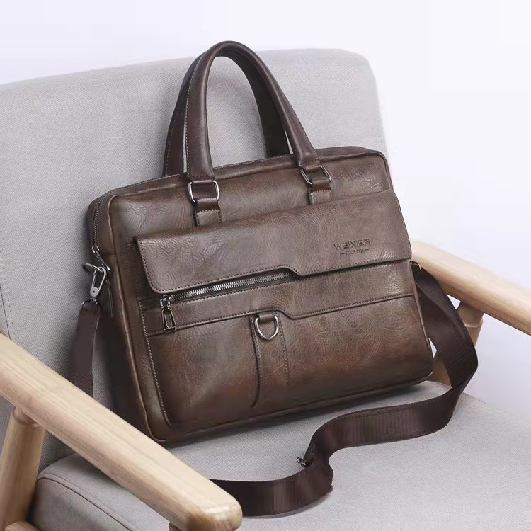 Men's Briefcase New Business Large Capacity Shoulder Bag Fashion Crossbody Bag Casual Handbag Briefcase for Men