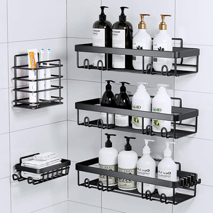 Cross-border bathroom storage rack punch-free wall-mounted bathroom storage rack soap toiletries bathroom rack