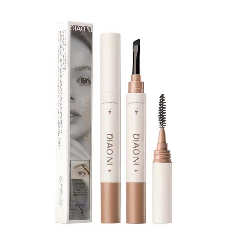Cross-border special DIAONI eyebrow cream eyebrow pencil waterproof sweat-proof eyebrow shaping brush natural long-lasting three-dimensional non-marking