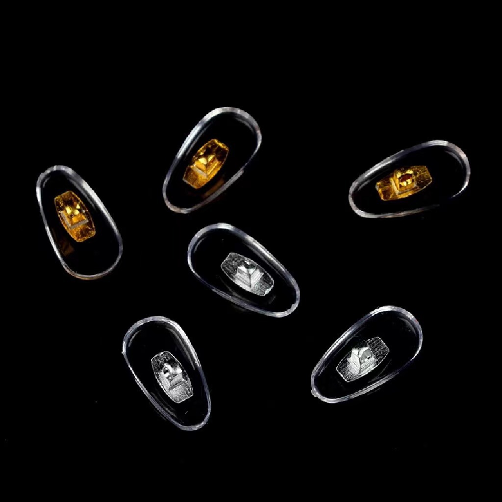 Glasses nose pad wholesale PVC aluminum core Post ordinary glasses Post nose pad screw glasses accessories manufacturers