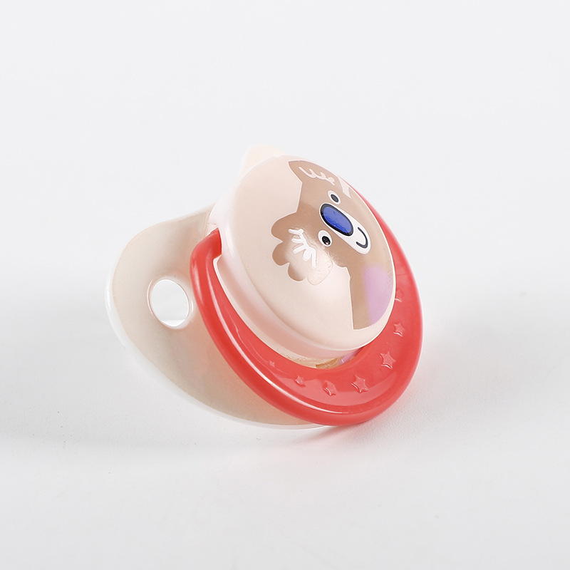 Factory wholesale baby pacifier cartoon animal silicone sleeping pacifier newborn baby pacifier