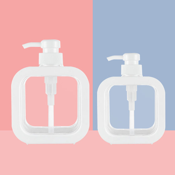 New transparent sub-bottling bathroom hand sanitizer sub-bottling plastic press bottle visual emulsion sub-bottling empty bottle