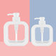 New transparent sub-bottling bathroom hand sanitizer sub-bottling plastic press bottle visual emulsion sub-bottling empty bottle