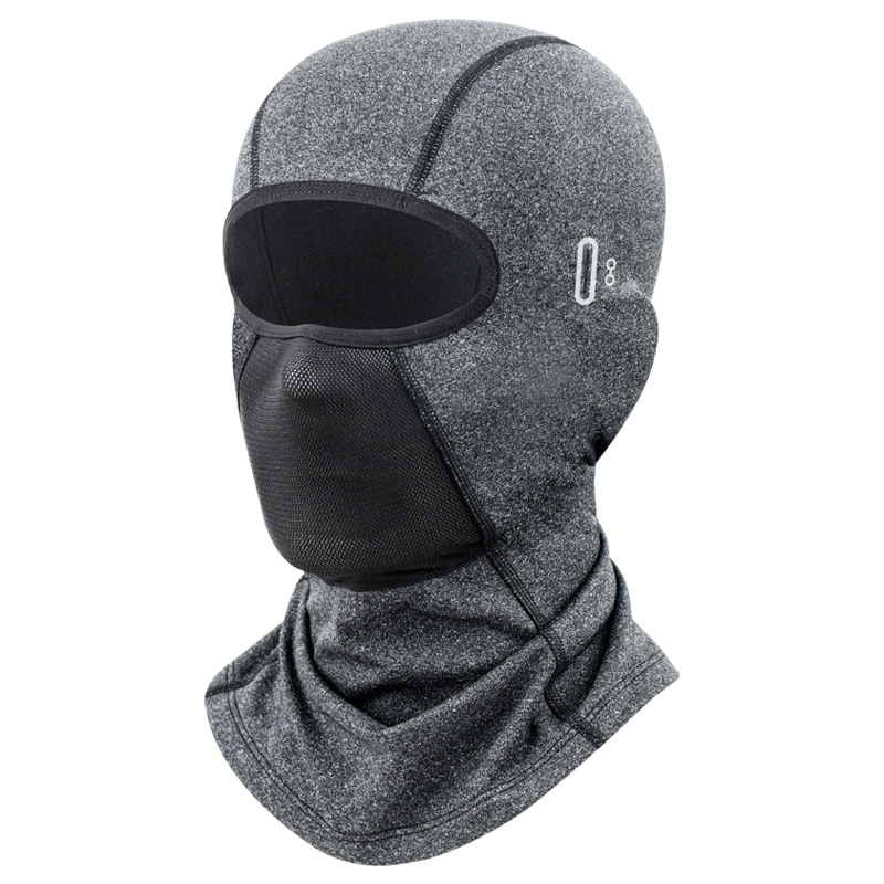 Free Shipping Winter fleece-lined Riding Mask Printed LOGO Warm Cold-proof Neck Face Cover Neck Cover Ski Face Cover