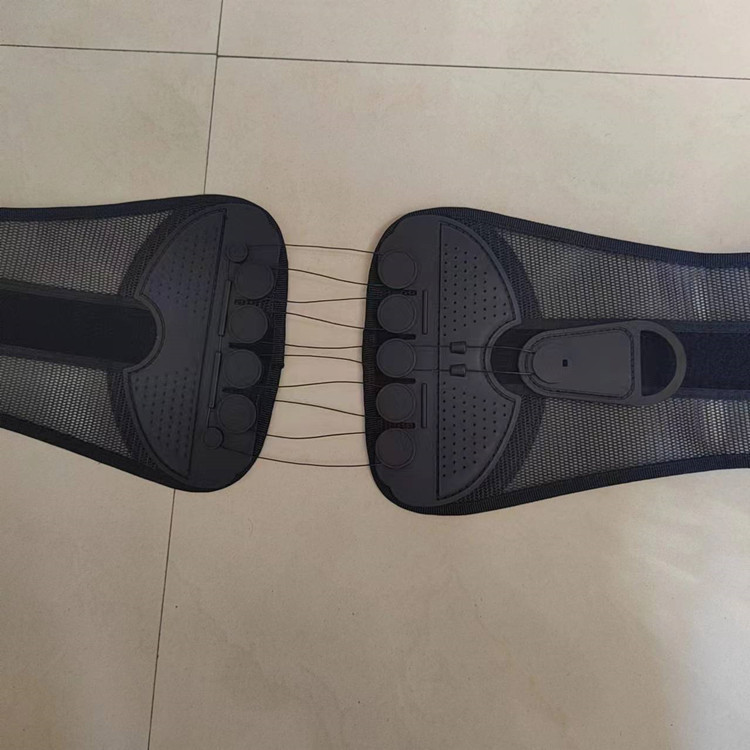 Cross-border lumbar support belt adjustable waist breathable mesh pulley drawstring waist support factory wholesale