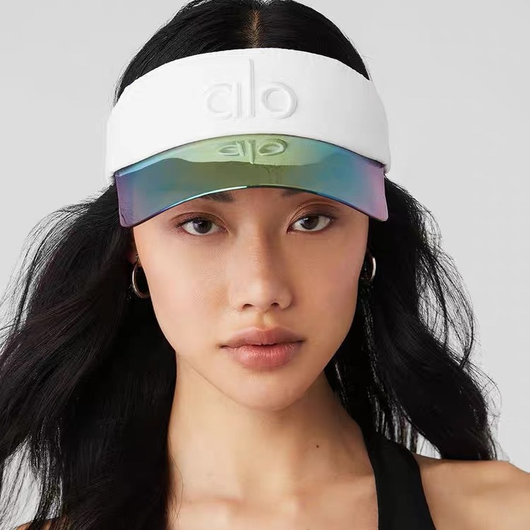 alo Yoga Roof Reflective Sports Fitness Duck Tongue Sun Hat Empty Top Hat Hard Sun Protection Hat UPF50