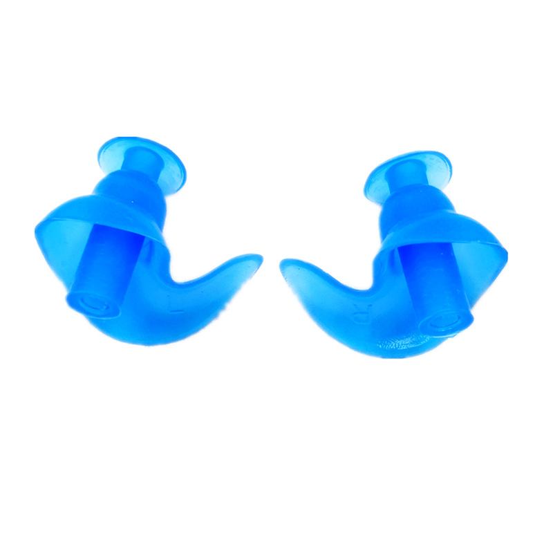 Factory spot wholesale adult swimming earplugs spiral silicone earplugs professional swimming earplugs swimming products