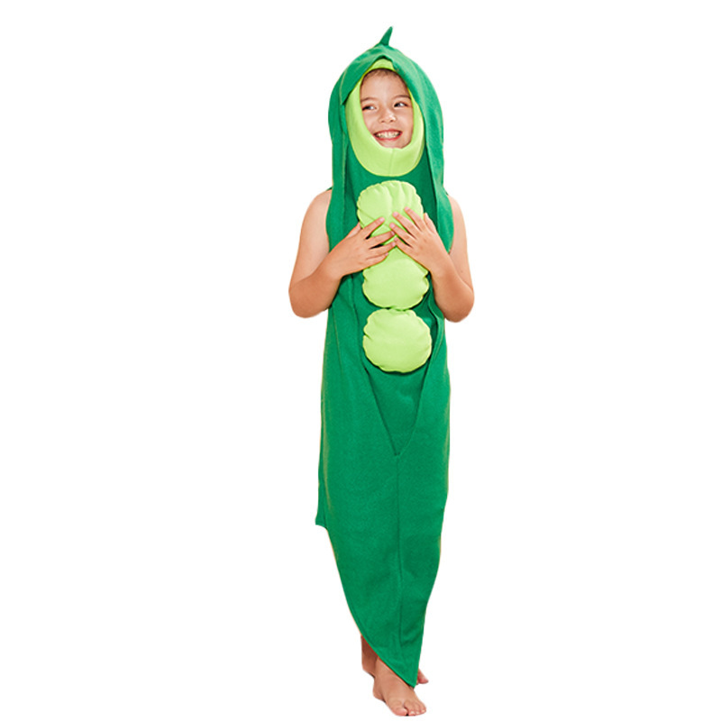 Halloween Carnival Performance Clothing Party Stage cosplay cosplay Pea One-Piece Sponge Clothing
