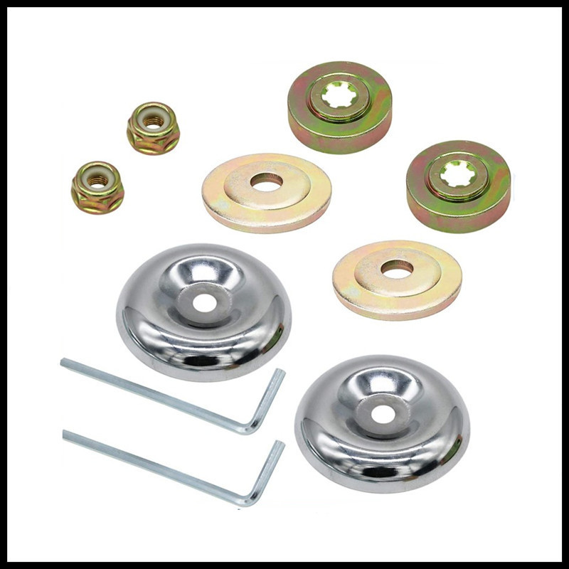 Lawn mower accessories working head accessories 4-piece set pressure plate protective cover nut gasoline lawn mower brush cutter 4-stroke