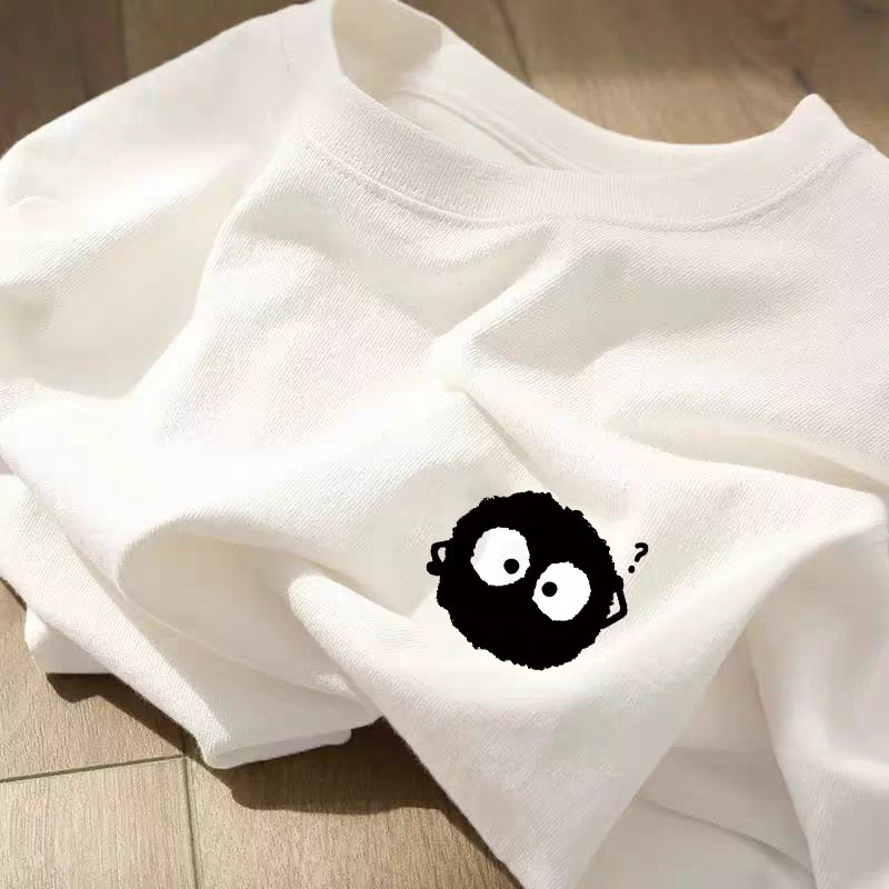 Women's cotton printed T-shirt summer new short sleeve plus size women's loose casual couple top clothes