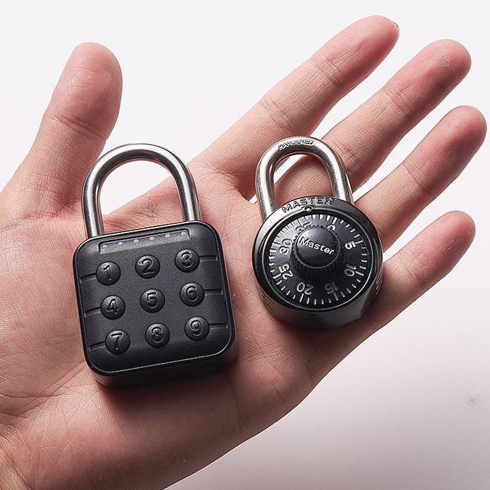 Electronic lock password lock small lock student locker intelligent padlock U-shaped remote power meter cabinet password lock
