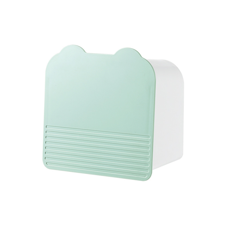 Nachuan Creative Plastic PS Wall Hanging Storage Box Sanitary Napkin Cosmetics Multi-purpose Flip Cover Compartment Sealed Storage Box