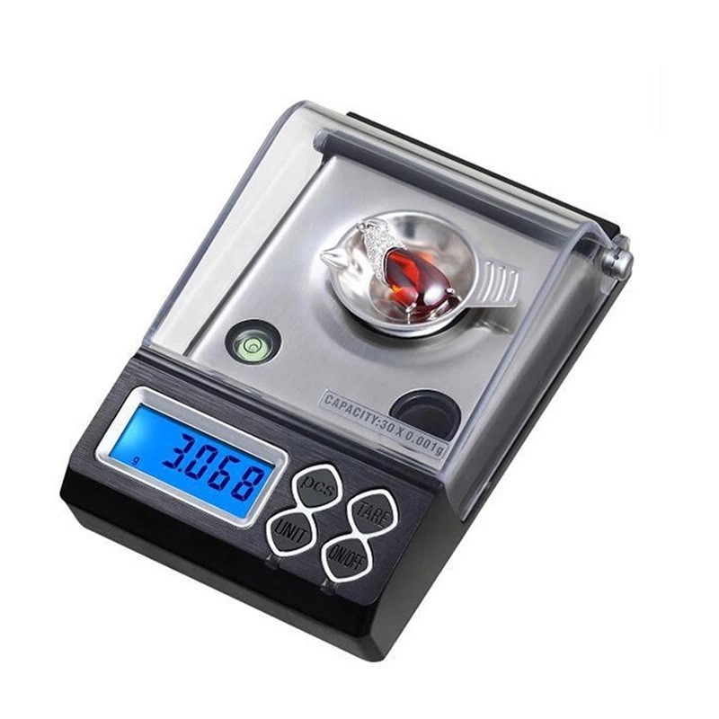 Electronic scale 0.001g precision Carat scale gold jewelry scale precision portable gram scale balance multi-purpose