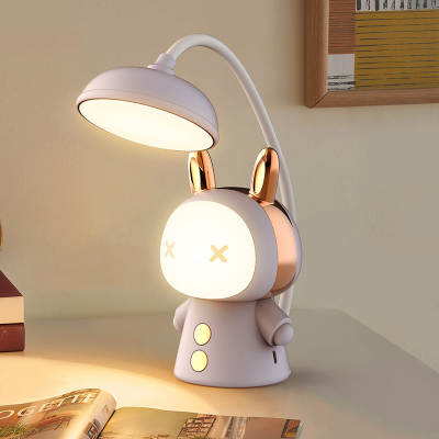 Cartoon led desk lamp wholesale learning folding charging eye protection desk lamp student Children desk lamp night lamp bedside lamp