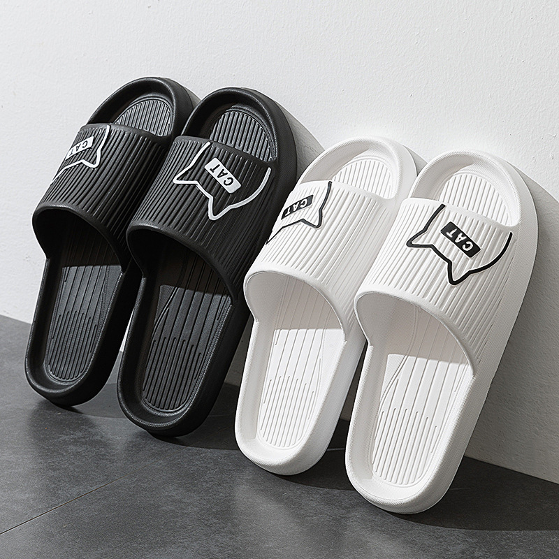 Home Slippers Women's EVA Summer Sandals Spot Sandals Couple's Dung Sense Soft Bottom Bathroom Non-slip Hotel Slippers