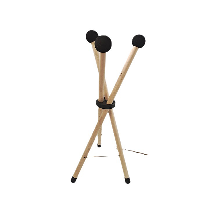 Ethereal Drum Rack Hand Dish Wooden Rack Folding Drum Rack Hand Drum Rack Solid Wood Bracket Portable Drum Rack Wholesale Playing Bracket