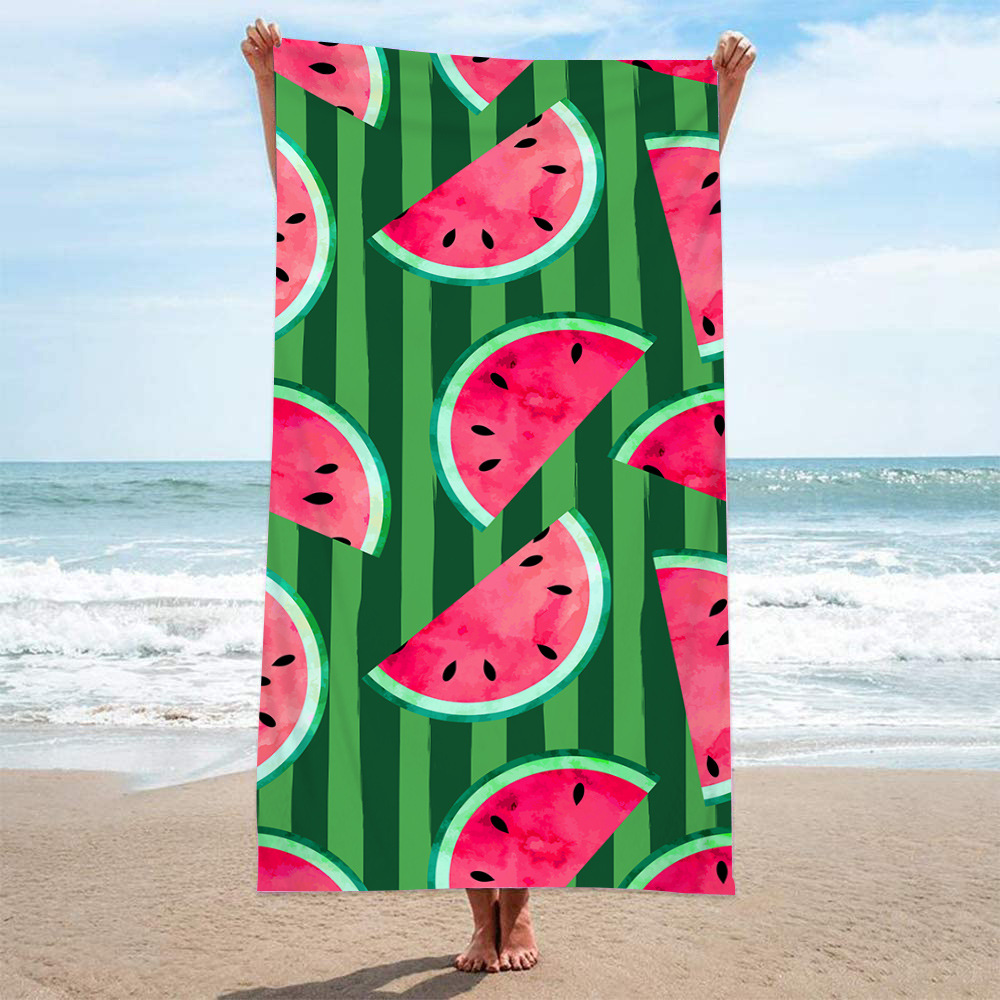 Color Fishtail Microfiber Loop Cloth Beach Towel Bath Towel Seaside Sitting Blanket Shawl Sweat Towel Spreading Blanket Sitting Blanket
