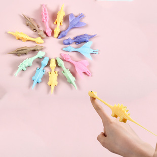 Creative Educational catapult dinosaur toy fingertip decompression fun trick spoof dinosaur elementary school student Doll Gift