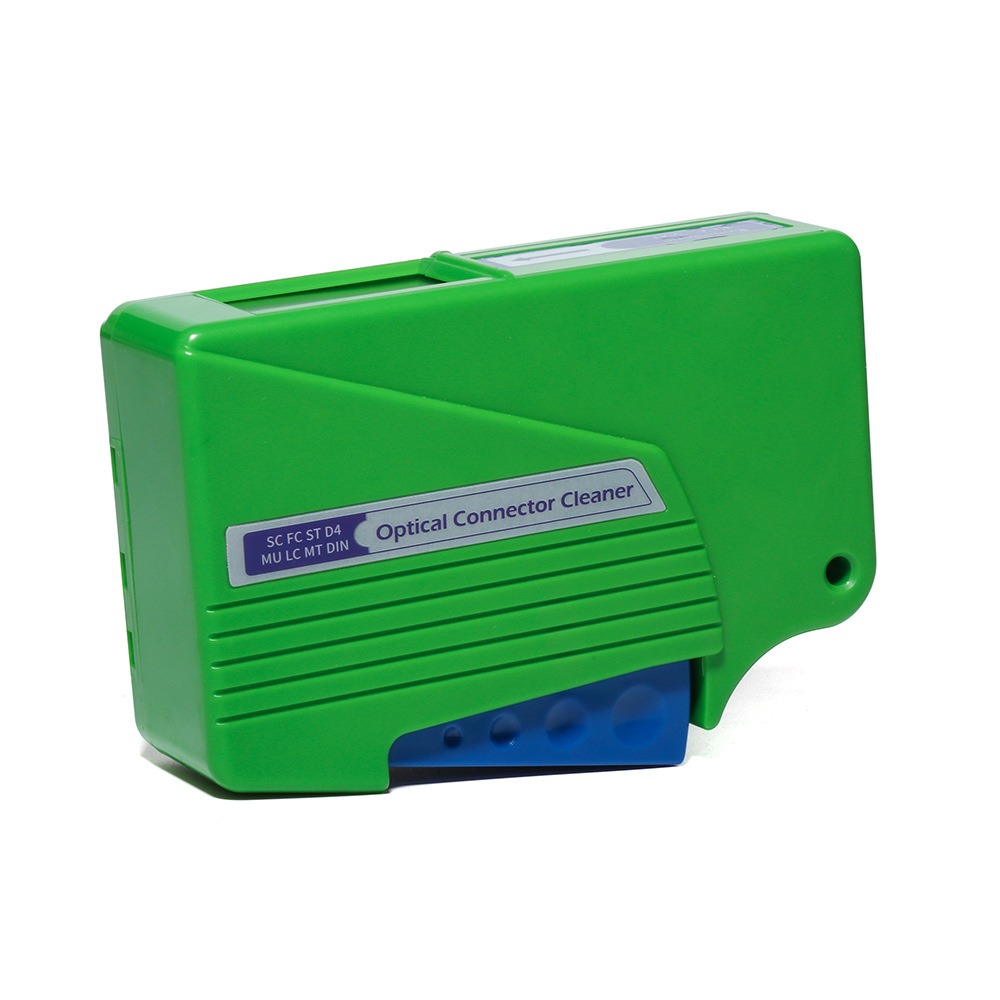 Source factory handheld optical fiber cleaning box cassette type optical fiber end face cleaner optical cable connector cleaning tool