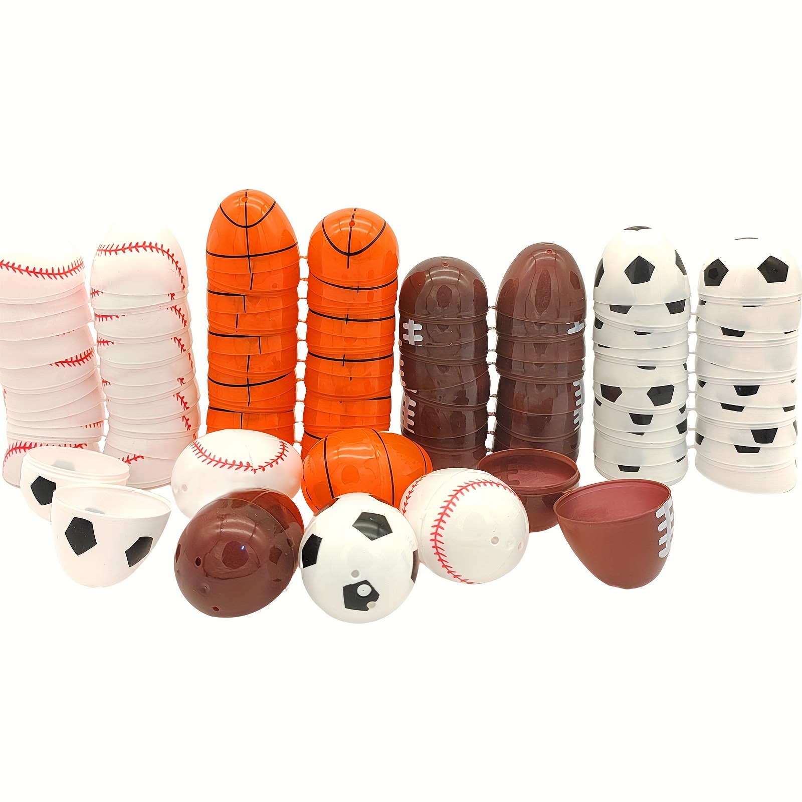 Cross-border Explosions Easter Open Eggs Rugby Football Basketball Pattern Easter Pained Eggs Children's Toy Ball
