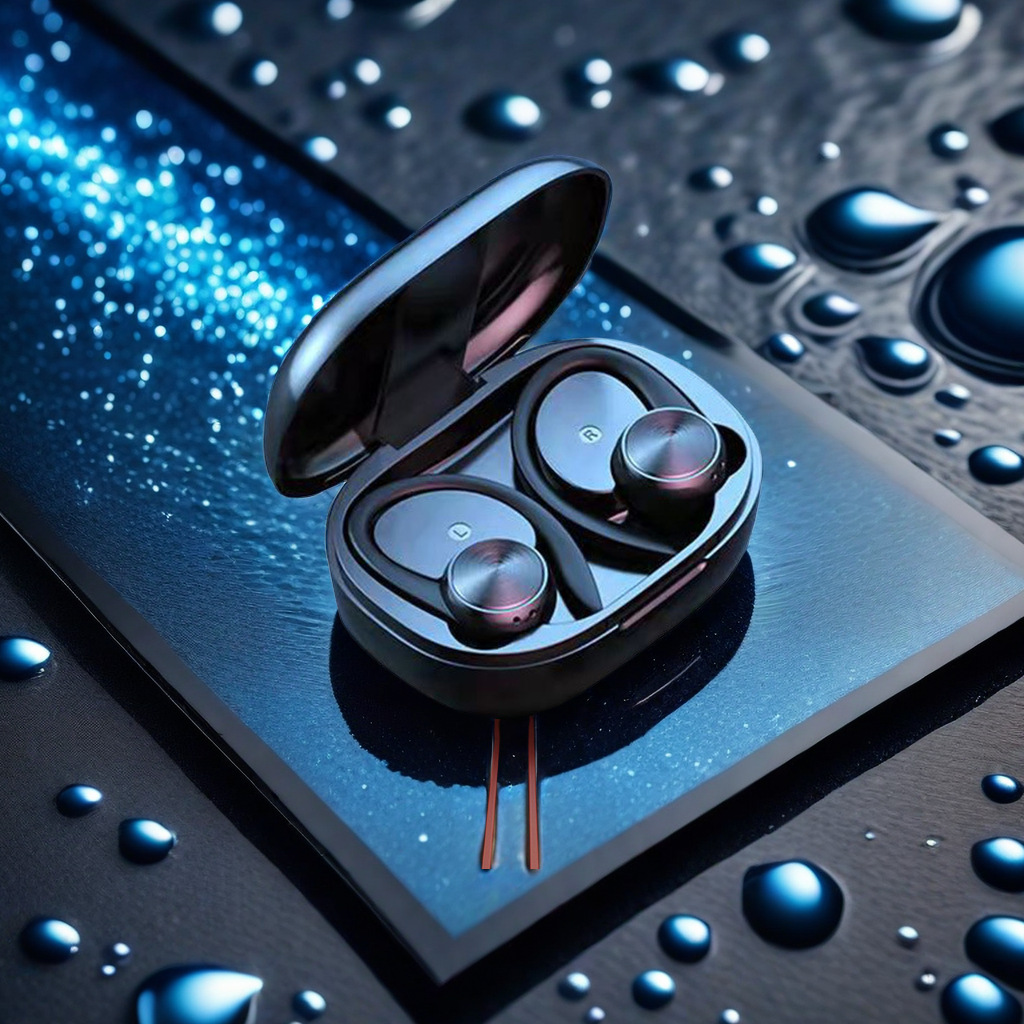 Shenzhen Digital Private Model Ear-hanging Bluetooth Headset Wireless In-ear Long Endurance Cross-border Explosions Source Manufacturer