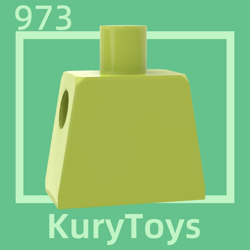KURY/Kairui Small Particle Building Blocks DIY Parts Compatible with 973 Minor Body Parts MOC