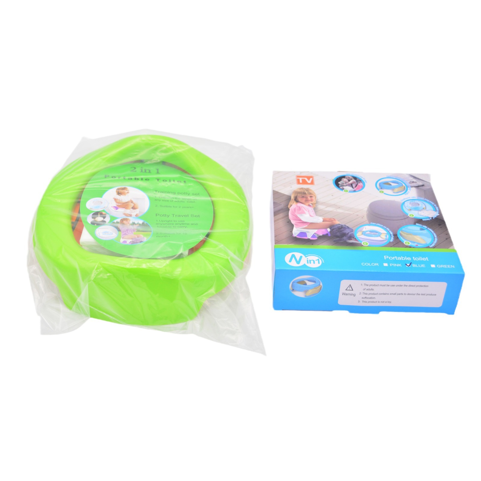 Strictly selected in stock children's toilet portable folding car toilet baby special bedpan thickened baby toilet