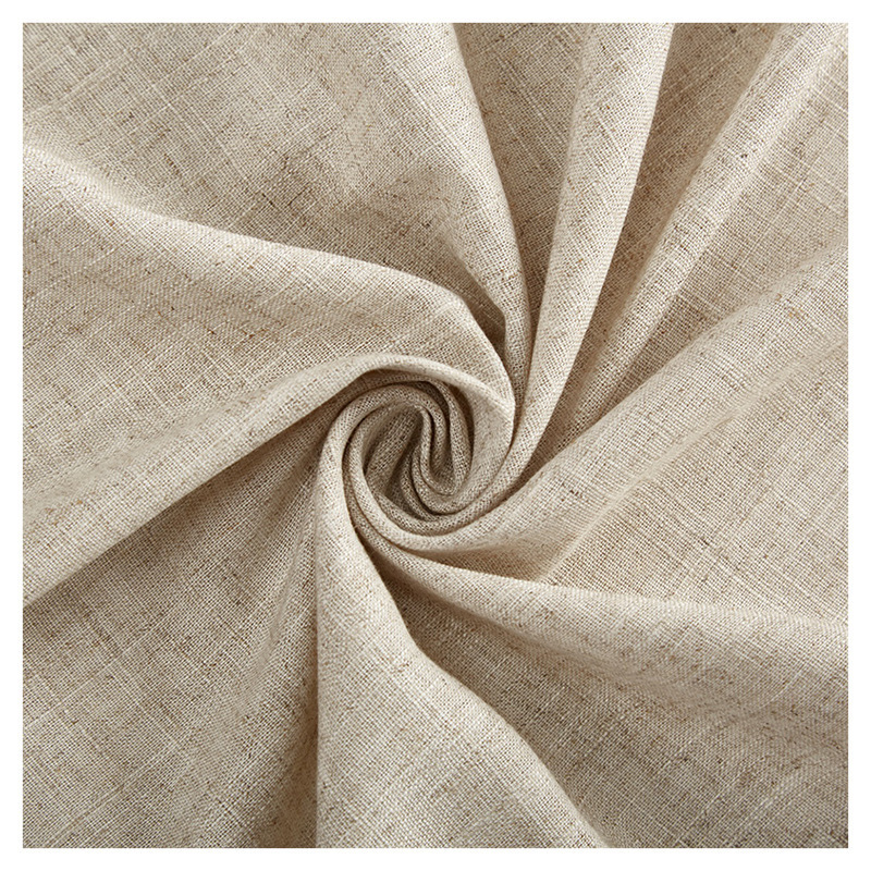 Foreign trade cross-border curtains natural linen curtains bedroom living room multi-color semi-shading curtains wholesale finished products