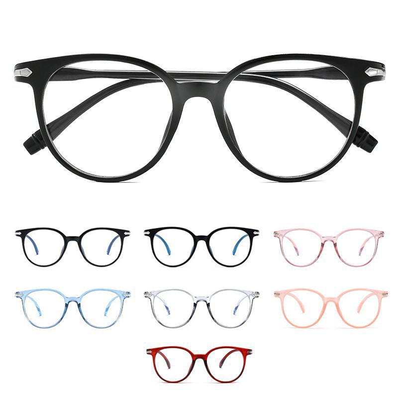 日系素颜眼镜不规则眼镜框新款时尚潮素颜平光镜简约复古眼镜架
