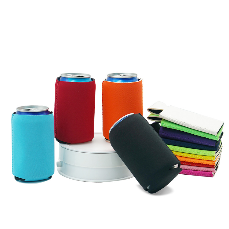 Manufacturers supply diving fabric cup cover insulation Coke cup cover conjoined cans cover promotional diving material cup cover