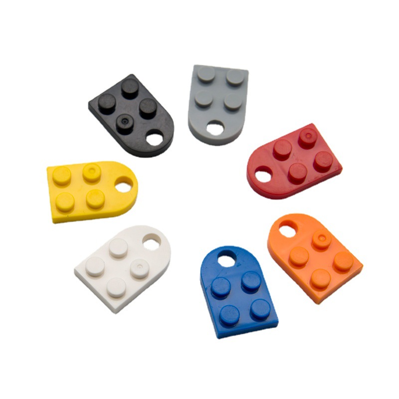 [50g minimum order] cross-border MOC domestic building blocks compatible with Lego 3176 light gray Orange small particle building blocks 2x 2 single