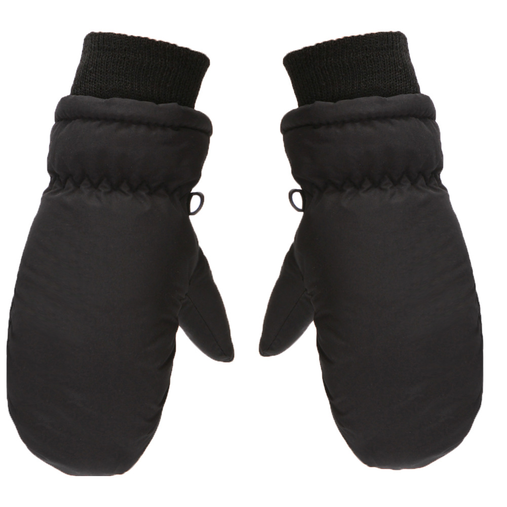 Children's glove bag refers to ski warm finger fleece-lined thickened cold-proof boys and girls cycling snow gloves multi-size