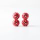 Ladybug White Wave Dot Beads