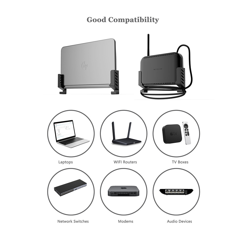 Cross-border new product is suitable for Apple MacBook double-sided tape or screw fixed laptop wall mount