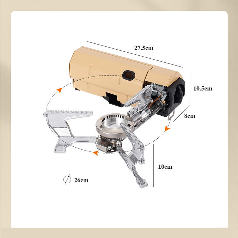 ポータブル屋外折りたたみカードスタイルストーブキャンプ調理ガスストーブ家庭用磁気カードフィールドガス茶醸造|undefined