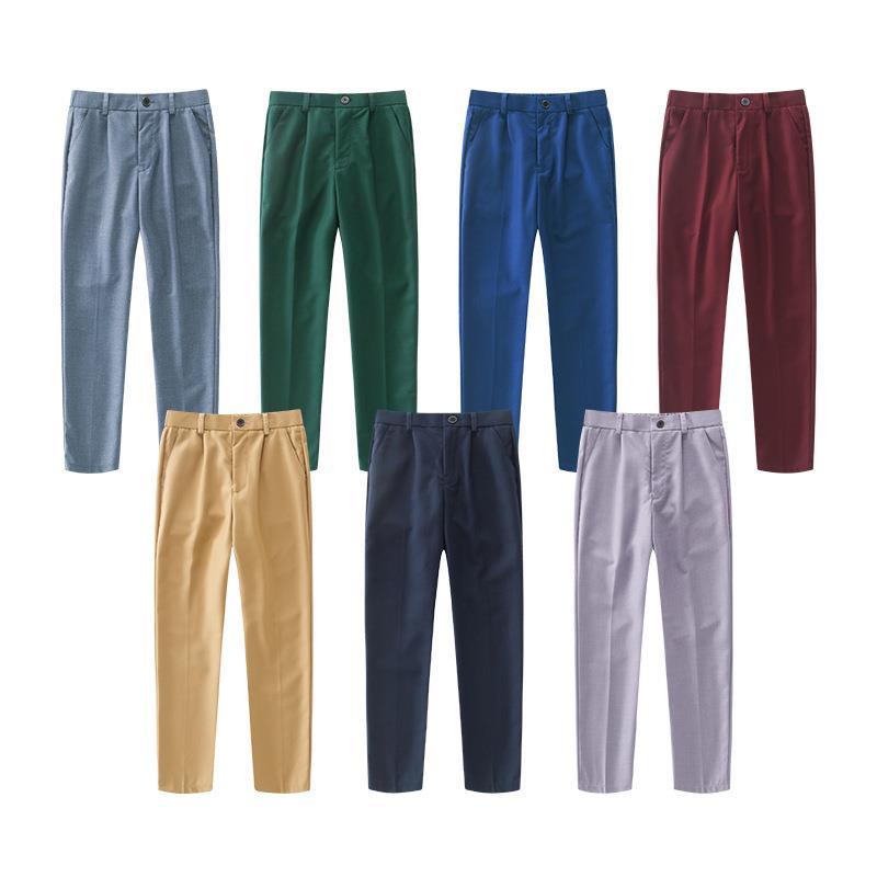 Children's Trousers Boys' Black Suit Pants Winter Performance Suit Big Children's Performance Trousers Pants Pants Black Pants