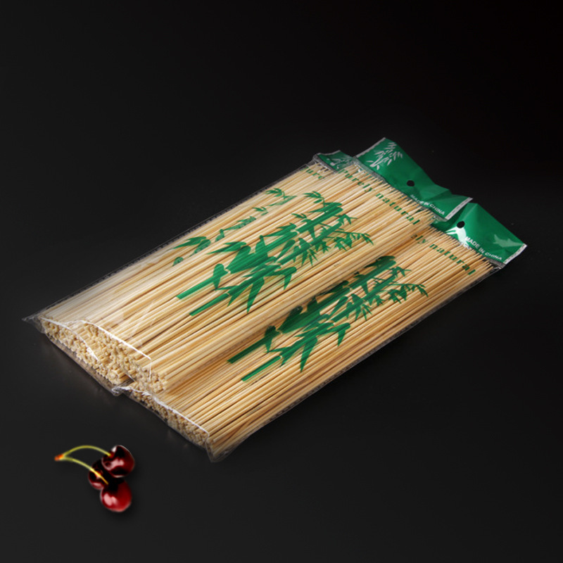 Barbecue bamboo stick wholesale disposable stick 2.5mm * 15cm fried string mutton string alms bowl chicken commercial bamboo stick