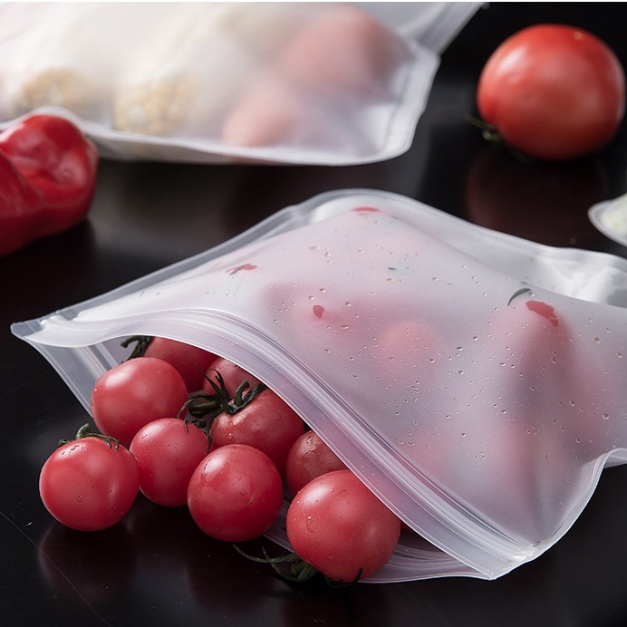 EVA food preservation bag refrigerator storage food packaging bag transparent fruit and vegetable sealed bag reusable