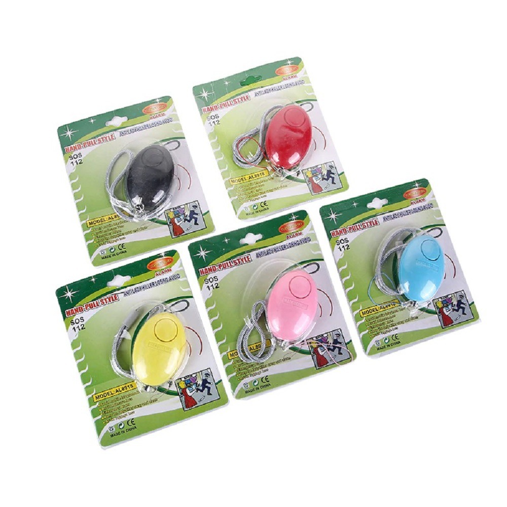 Factory Oval women's anti-wolf alarm child anti-wolf self-defense alarm led alarm