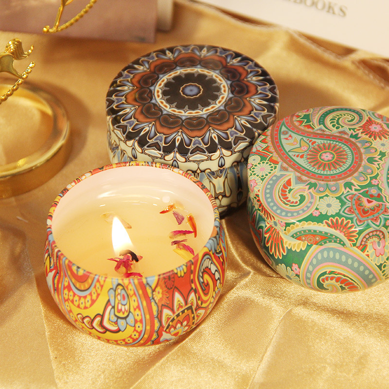 Cross-border supply diy plant dried flower candle aromatherapy romantic bedroom gift soy wax aromatherapy candle