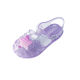 Europe and the United States new summer men's and women's small and medium-sized children's hole shoes covered jelly baby Roman Rainbow Five-pointed star sandals